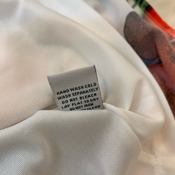 Floral puff sleeves waist tie ruffled midi dress L - Picture 15 of 16